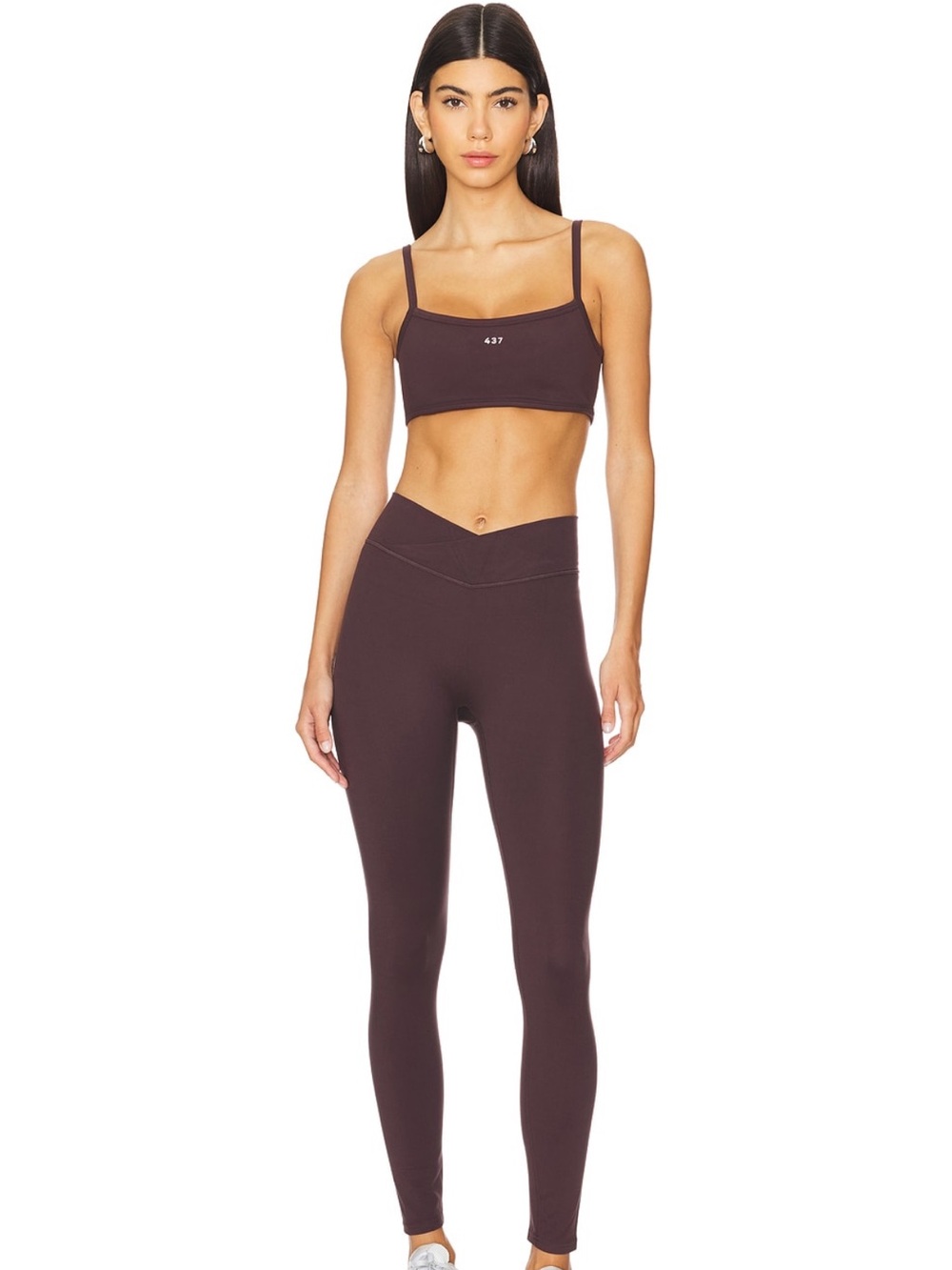 437 The V Legging + Micro Bra Set Espresso